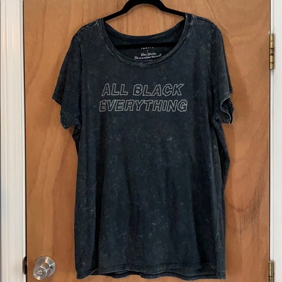 torrid Tops - “All black everything” torrid graphic tee torrid Tops - “All black everything” torrid graphic tee